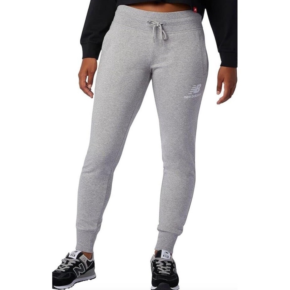 New Balance Women's NB Essentials‎ French Terry Sweatpant, Athletic Grey, 3X